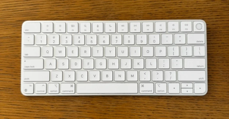 An Apple Magic Keyboard