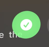 The selection button turned green, meaning edit mode is on